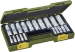 Klucze nasadowe długie 1/2" i 1/4" 20 el. - PROXXON